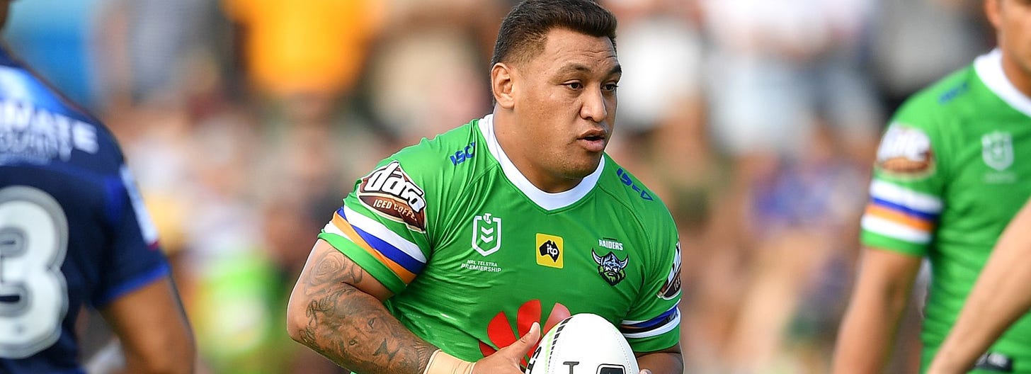 NRL 2020: Josh Papalii, Canberra Raiders, Stuart credits someone else for  Papalii great form - NRL