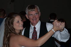 Grandpa dances with the bride