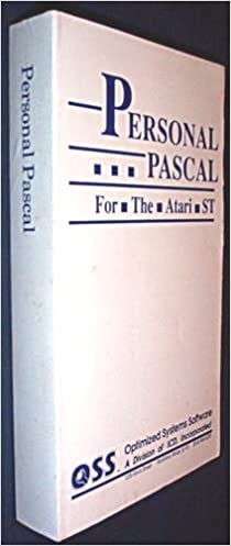 Personal Pascal for Atari ST 520 1040 Version 2: Bill Wilkenson, Earl Rice,  J. Lohse: Amazon.com: Books