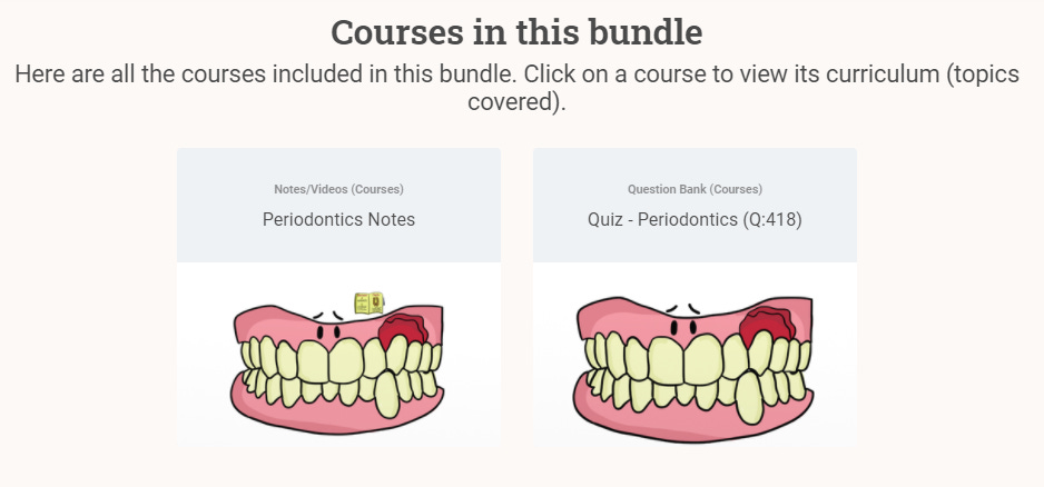 Revision ninja - Periodontology Course bundle 