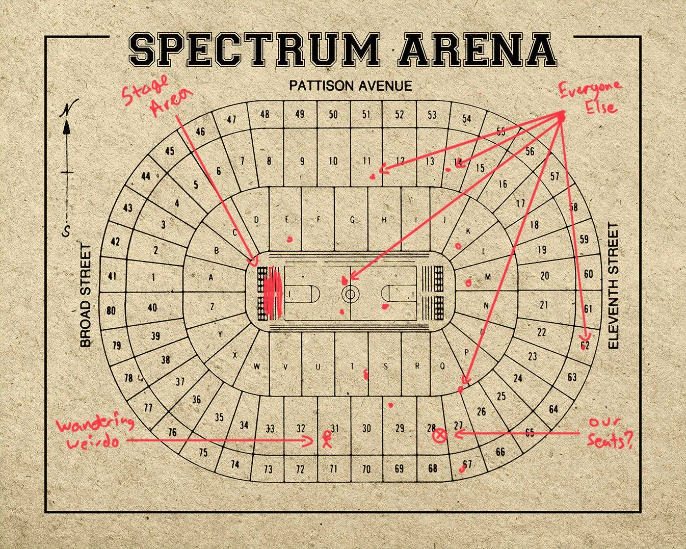 Schematic of old Spectrum layout