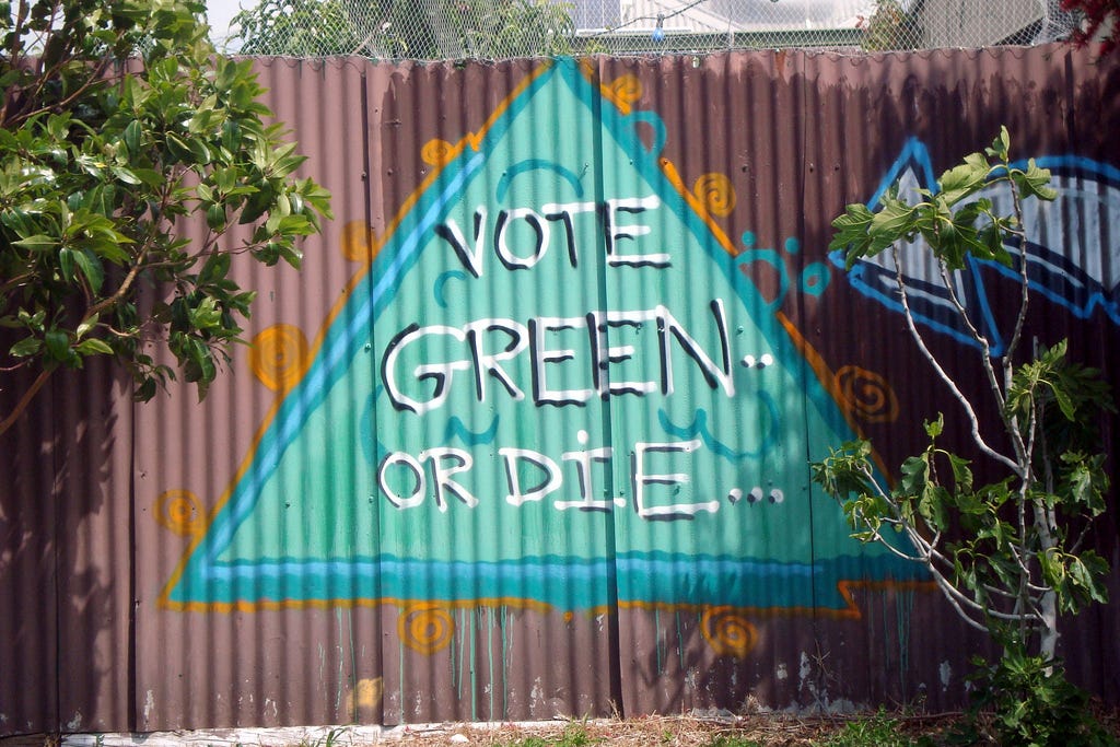 Image result for vote green or die