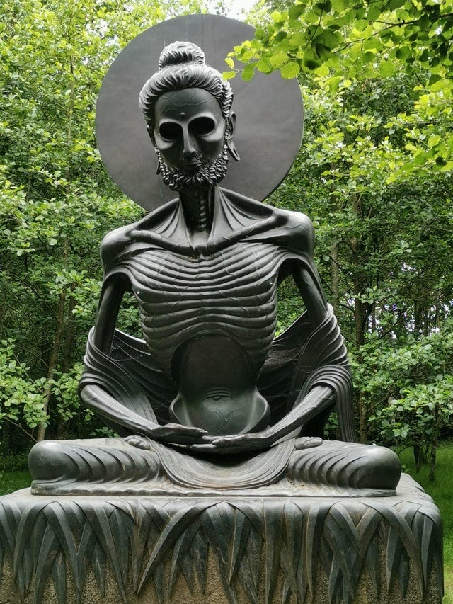 r/interestingasfuck - Victor's way in County Wicklow, Ireland, is a privately owned meditation garden notable for its black granite sculptures. The the park is dedicated to cryptographer Alan Turing. Highly recommended