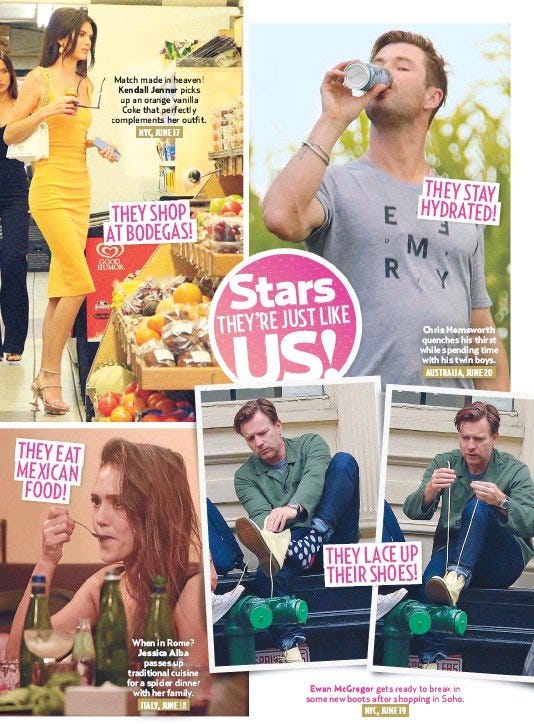 Stars THEY'RE JUST LIKE US! - PressReader