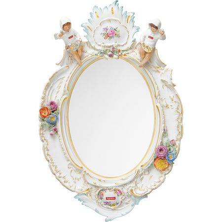Supreme®/Meissen® <br>Hand-Painted Porcelain Mirror
