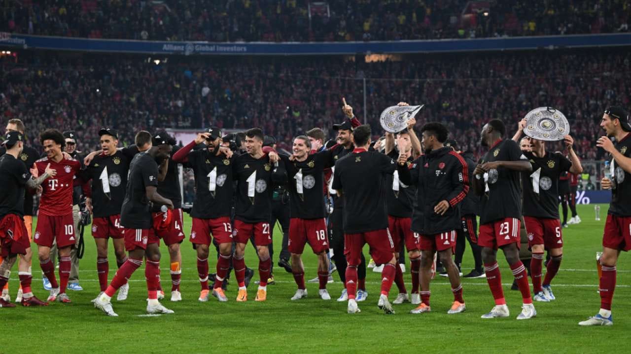 Bundesliga 2022: Bayern Munich eased past rivals Dortmund 3-1 to win 10th  straight league title