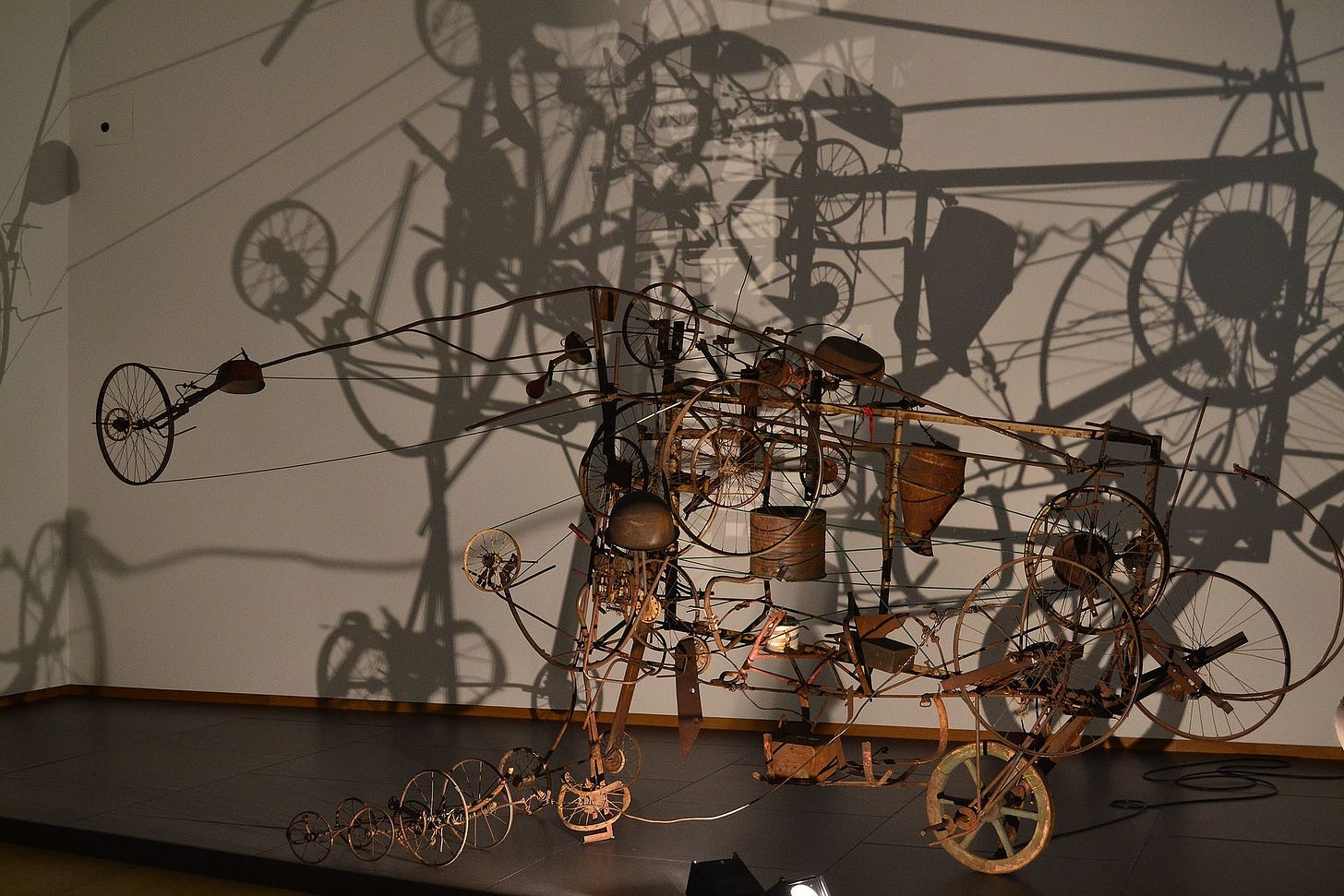 Tinguely, Machines - Le Transport, early 1960s; scrap metal components