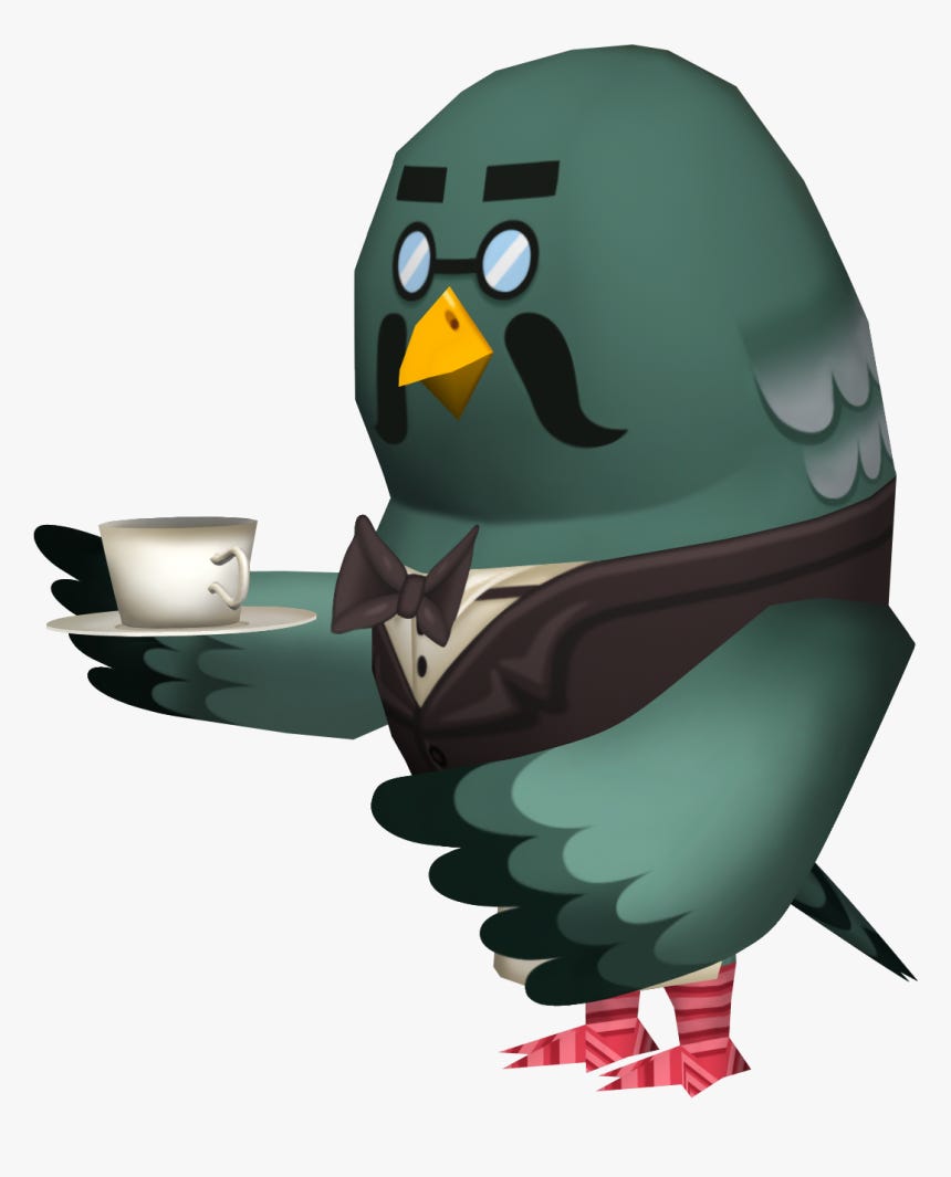 Brewster Cf - Animal Crossing City Folk Coffee, HD Png Download - kindpng
