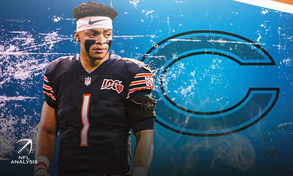 2021 projections for Chicago Bears rookie QB Justin Fields
