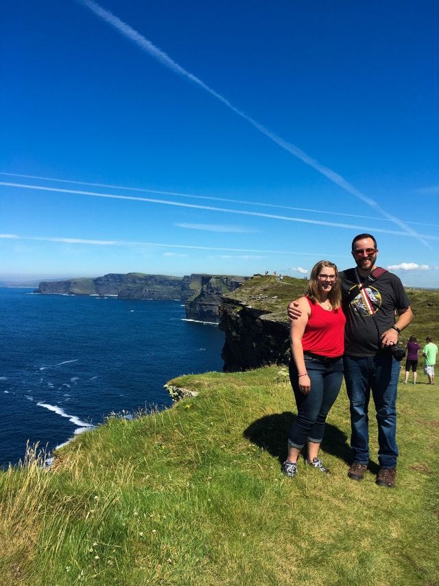 The Cliffs of Moher are majestic AF