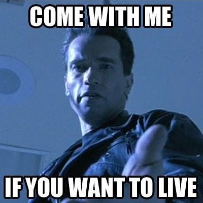 Terminator | Famous movie quotes, Movie lines, Movie memes