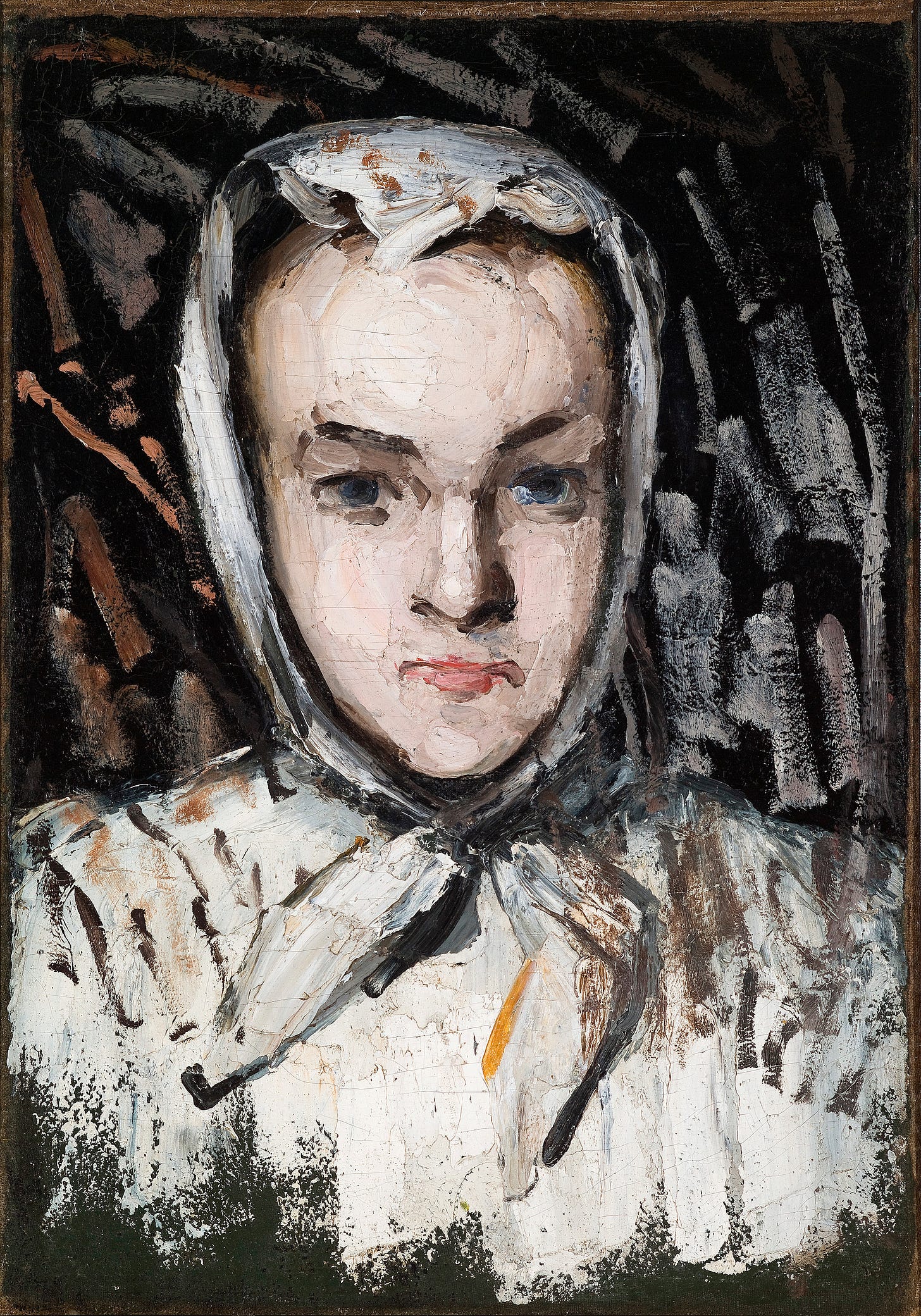 Marie Cézanne, the Artist’s Sister (1866–67) by Paul Cézanne