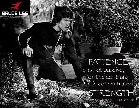 Patience -Bruce Lee | Bruce lee, Bruce lee photos, Bruce lee quotes