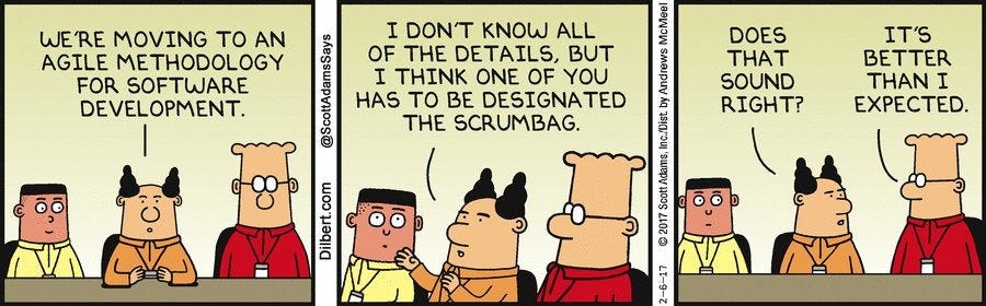 Agile Methodology - Dilbert Comic Strip on 2017-02-06 : agile