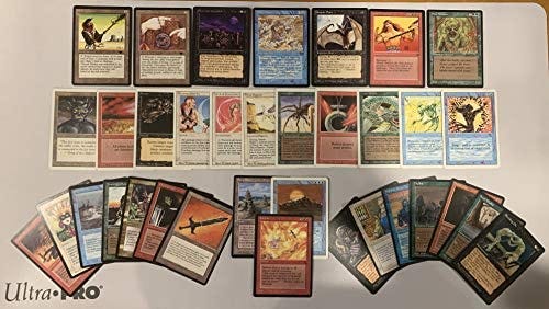 Amazon.com: MTG Vintage Collection - 35 Vintage Cards Including 3 Rares -  All Cards Circa 1993-1994 - Legends, Antiquities, The Dark, Revised, and  More! : Toys & Games