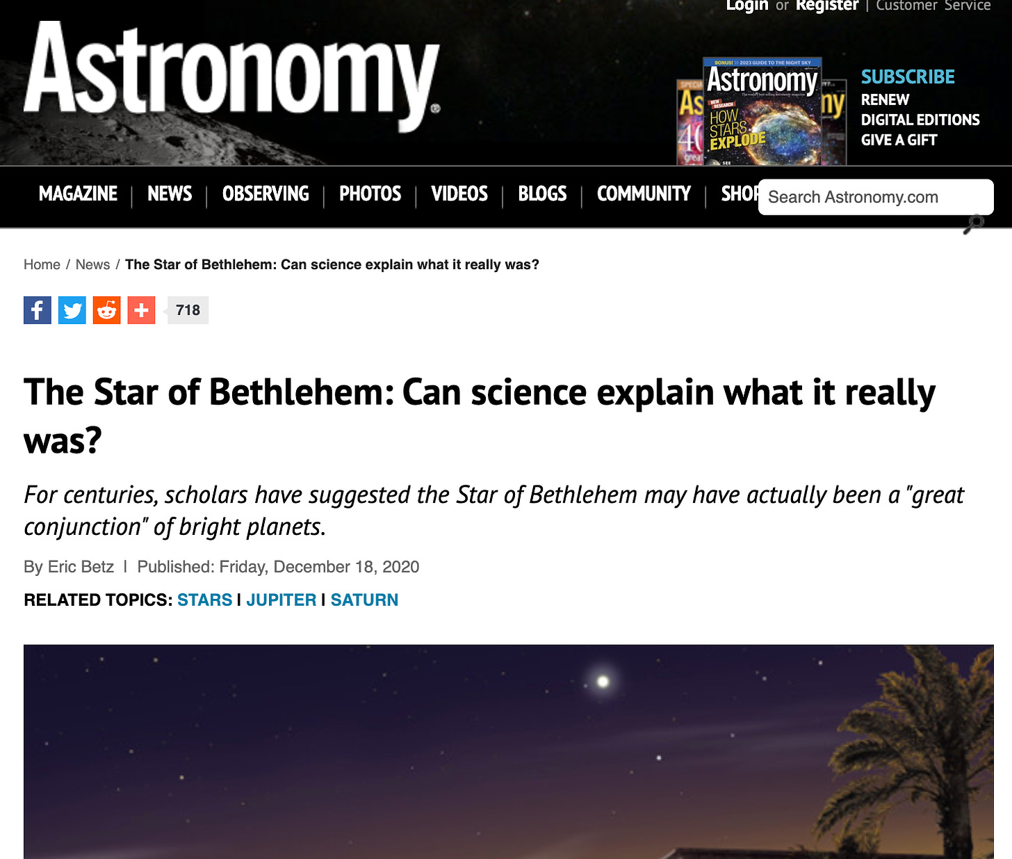 The Star of Bethlehem: Can science explain what it really was?