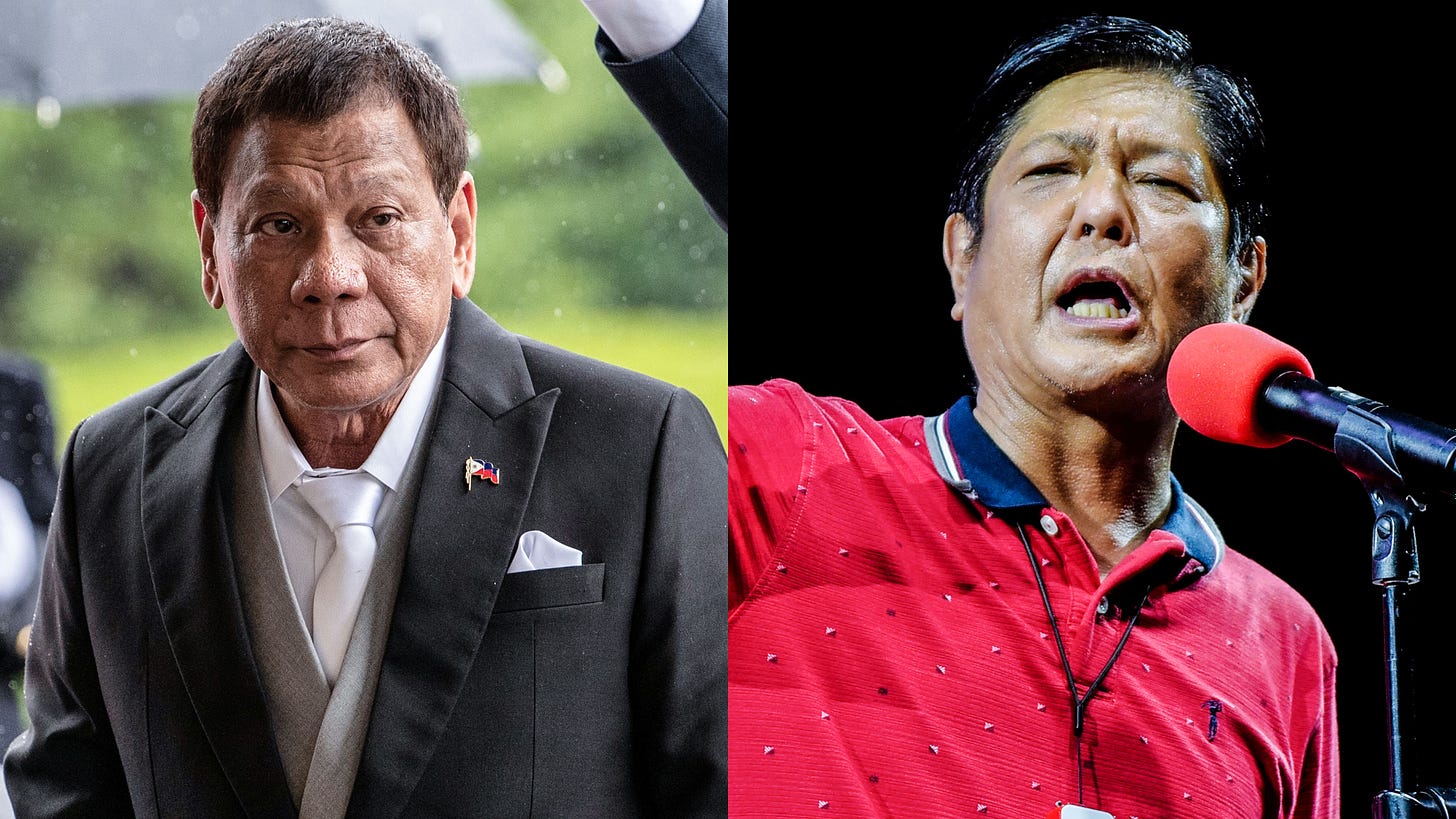 Duterte's party backs front-runner Marcos for Philippine president - Nikkei  Asia