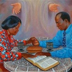 A family that prays together stays together.