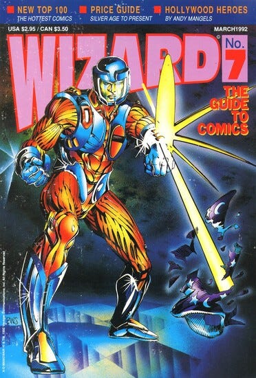 Wizard Magazine Wizard The Guide to Comics 7 Book Wizard Entertainment -  ToyWiz