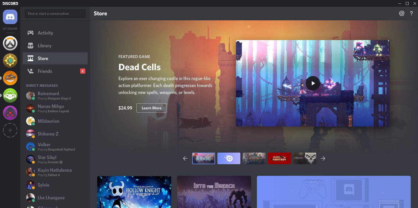 Discord is launching a game store | TechCrunch