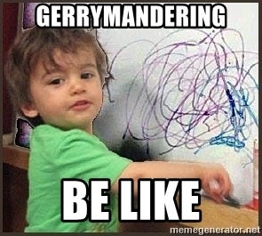 Scribble Kid - gerrymandering  be like