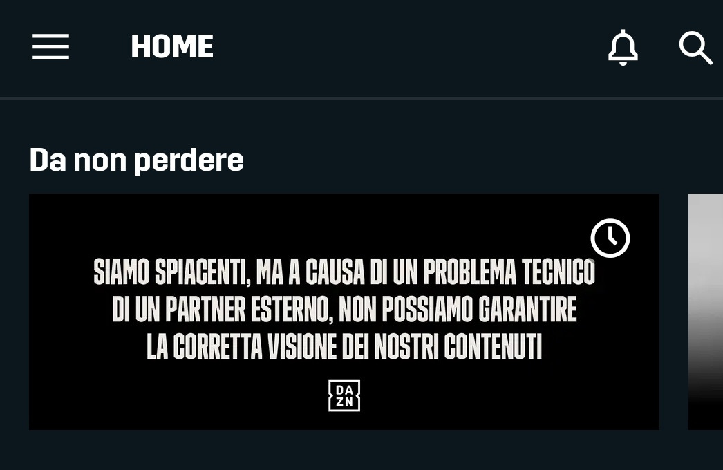 Serie A, black out app DAZN durante Inter-Cagliari. Tutto ok su 209 Sky -  Digital-News