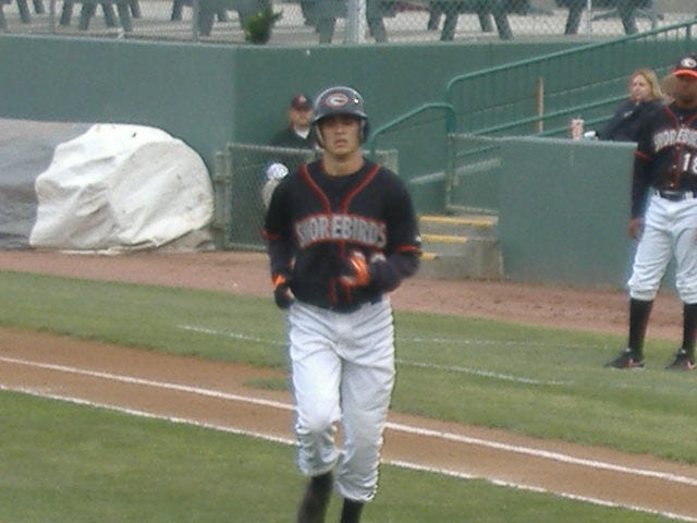 Back in May, I caught Danny trotting back to the dugout after making an out. It's happened less frequently of late.