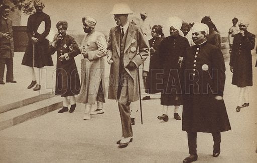 Lord Irwin, Viceroy and Governor General of India, 1929 stock image | Look  and Learn