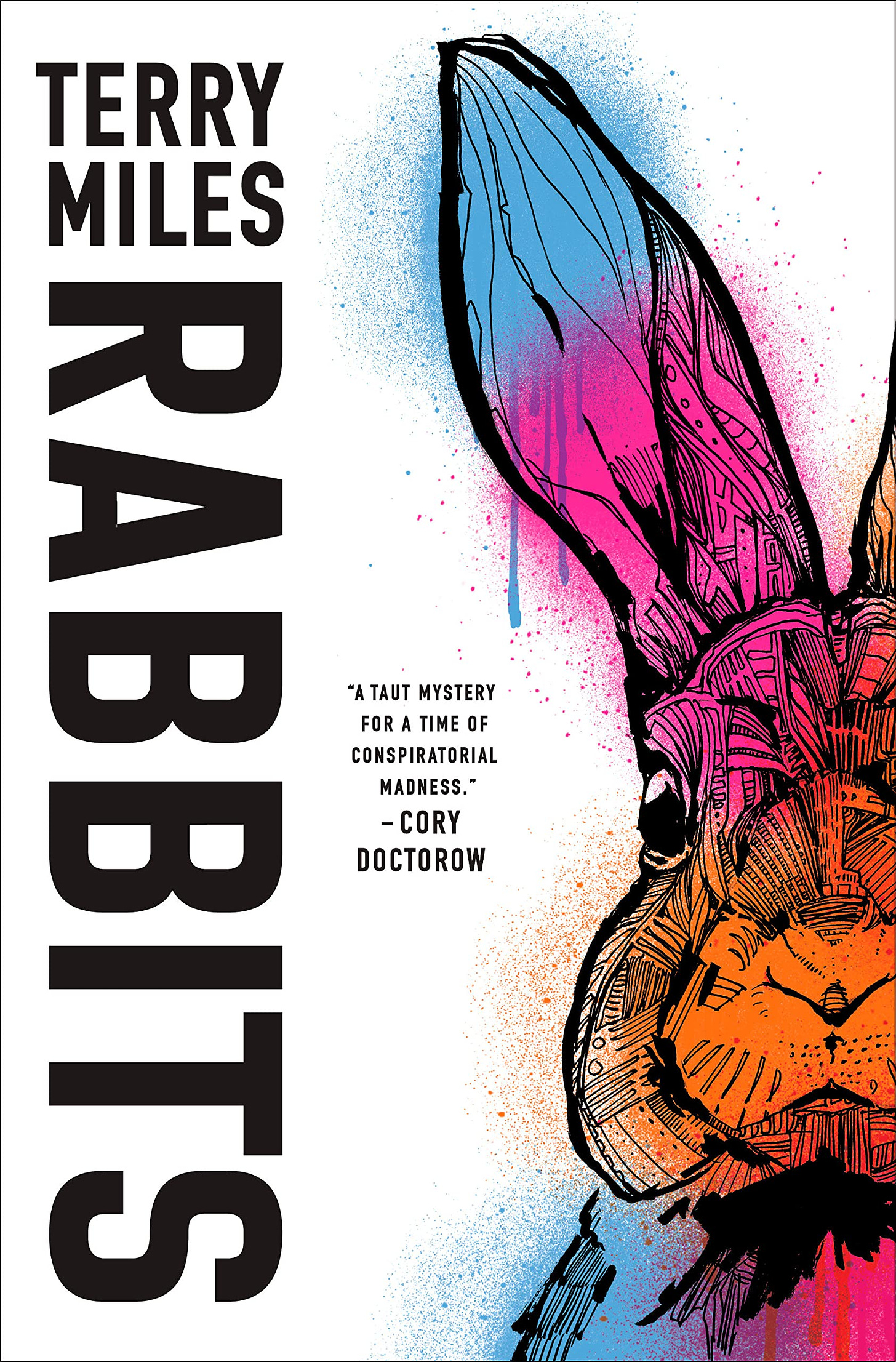 The cover for “Rabbits” by Terry Miles