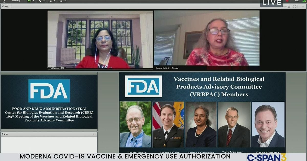 FDA Holds Open Meeting on Moderna COVID-19 Vaccine, Part 1 | C-SPAN.org