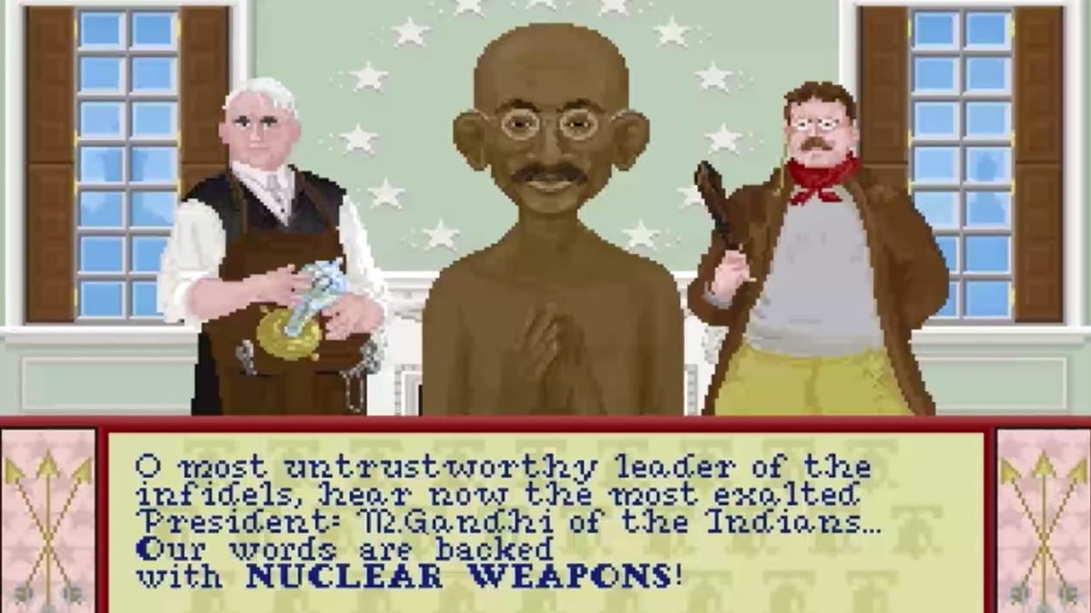 Sid Meier&#39;s Memoir! debunks the myth of &quot;Nuclear Gandhi&quot;