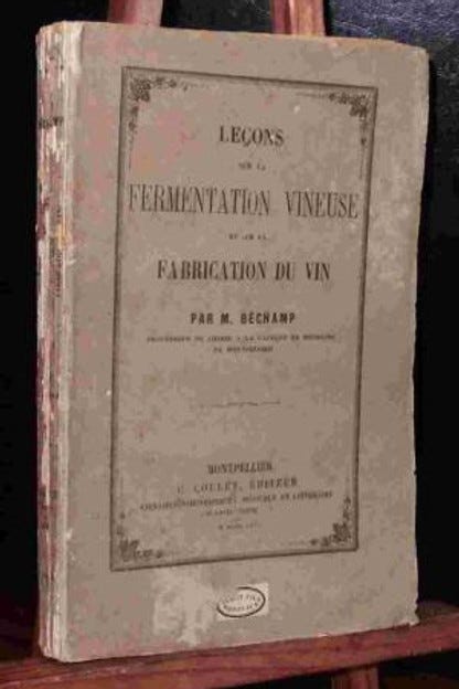 Front page of book - Béchamps on Fermentation