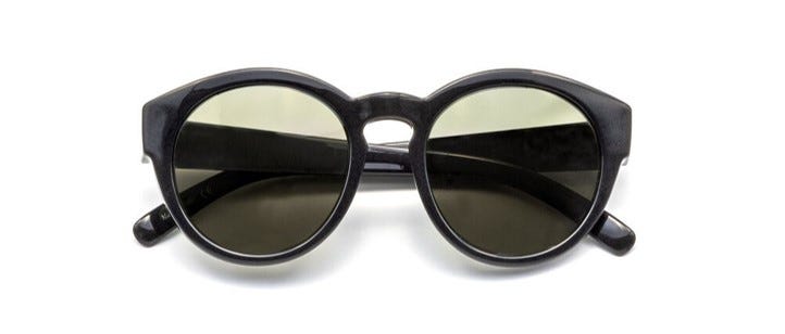 Kleiderly's sunglasses made out of clothing waste