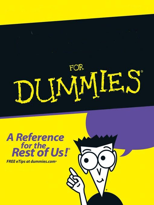 For dummies book Blank Template - Imgflip