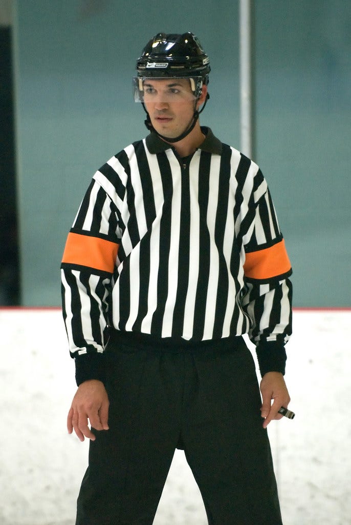 "Referee Max Battimo" by mark6mauno is licensed under CC BY 2.0