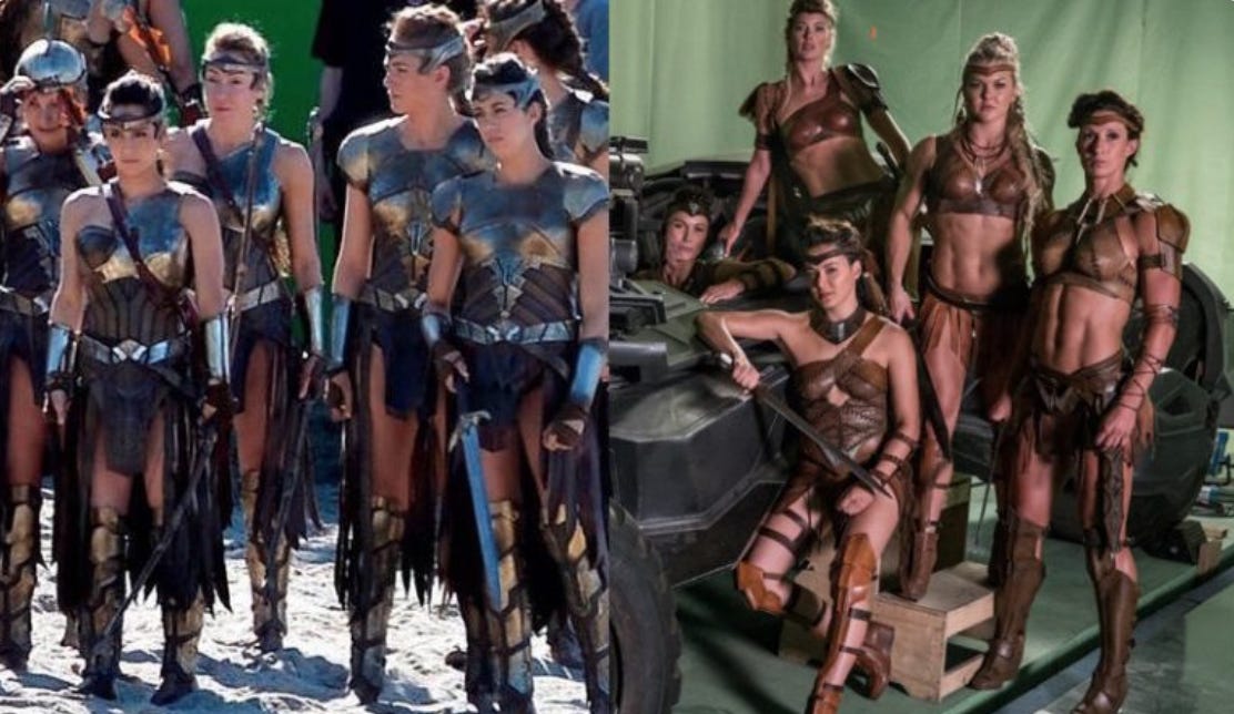 Wonder Woman Amazons Vs Justice League Amazons : batman