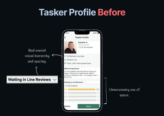 A Before picture showing how Tasker Profile works currently.