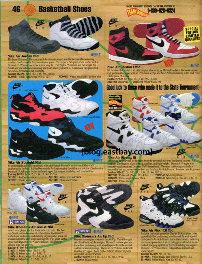 Vintage Eastbay Catalog from 1995