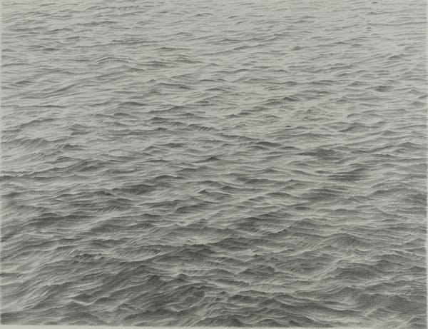 Vija Celmins&rsquo;s &ldquo;Untitled (Ocean),&rdquo; 1973. Her work, now on view at the Met Breuer, rewards patience and concentration, our critic says.