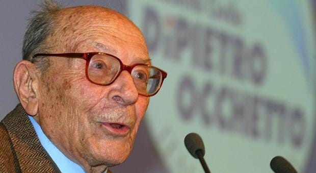 7 dicembre 2005 Muore a Roma l'economista Paolo Sylos Labini