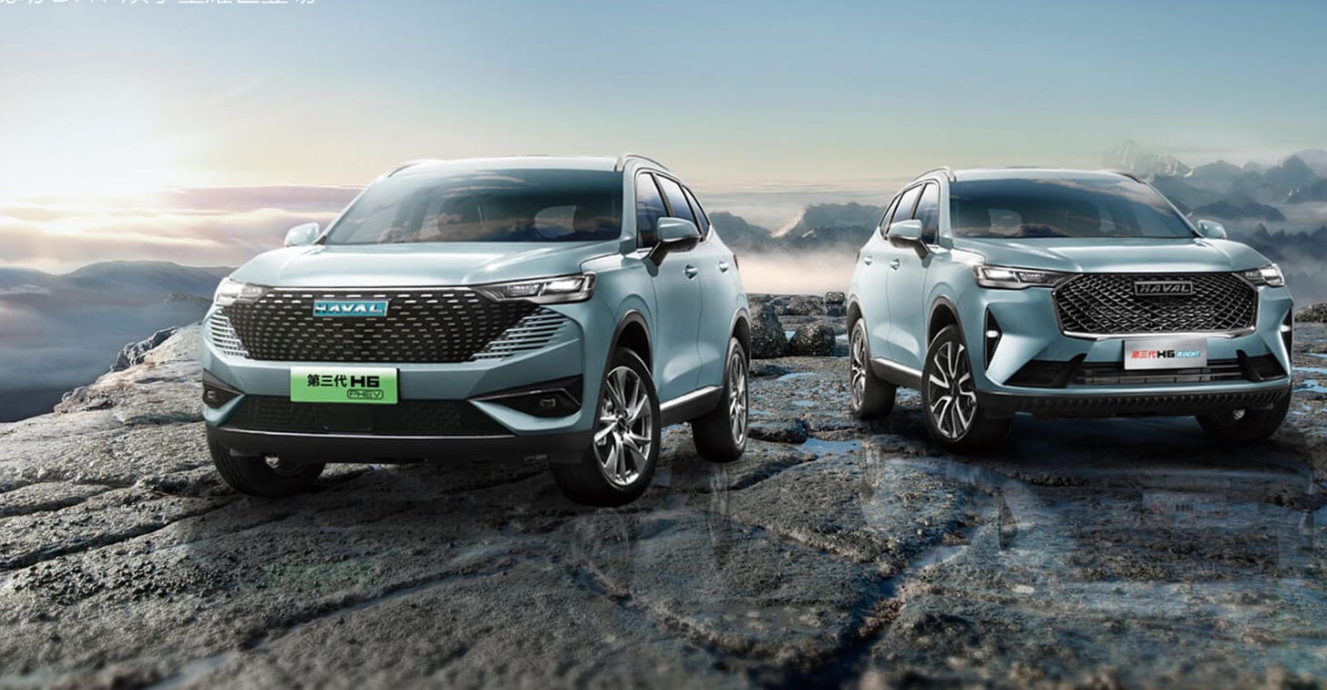 Great Wall Motor’s HAVAL to Stop Selling Fuel Vehicles by 2030