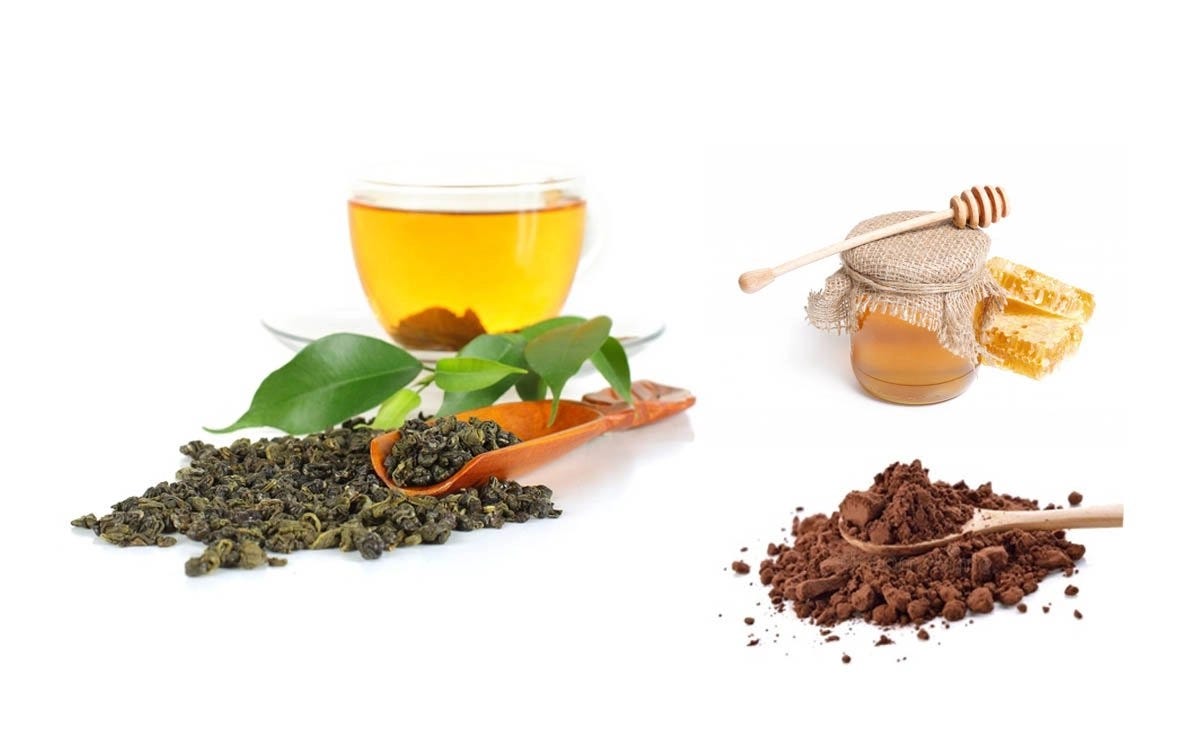 green tea honey cocoa health benefits