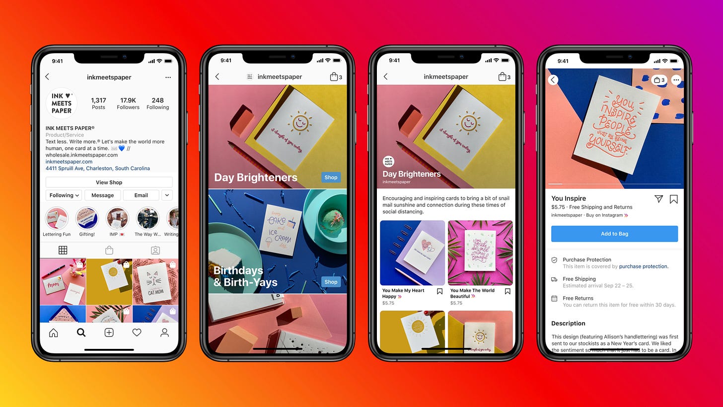Instagram launches its redesigned Shop, now powered by Facebook Pay |  TechCrunch