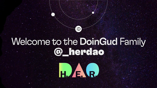 We are so excited to be joining the DoinGud family! We are excited to keep on Doin Gud together and create the future we want to see 🚀🤩