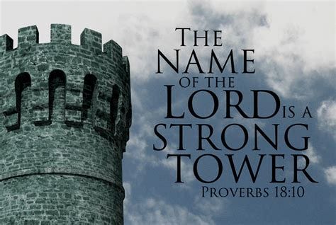 The Name of the Lord is a STRONG TOWER, the Righteous run to it and ABIDE (MENO) in it and are SAFE