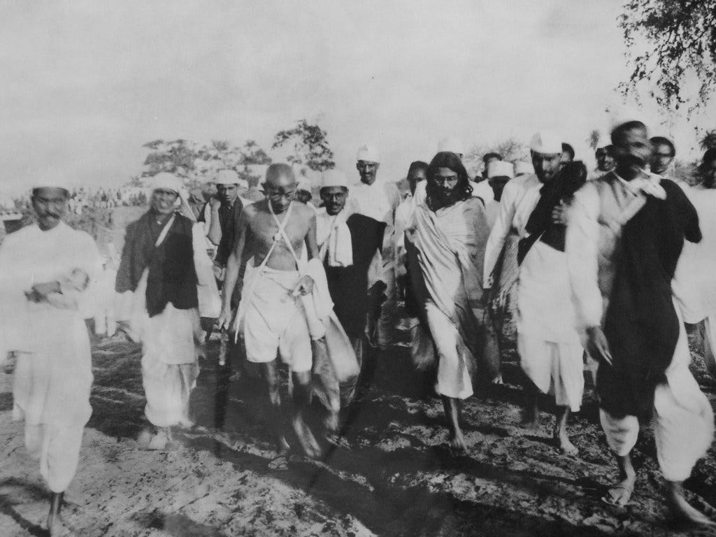 Dandi salt march, 1930