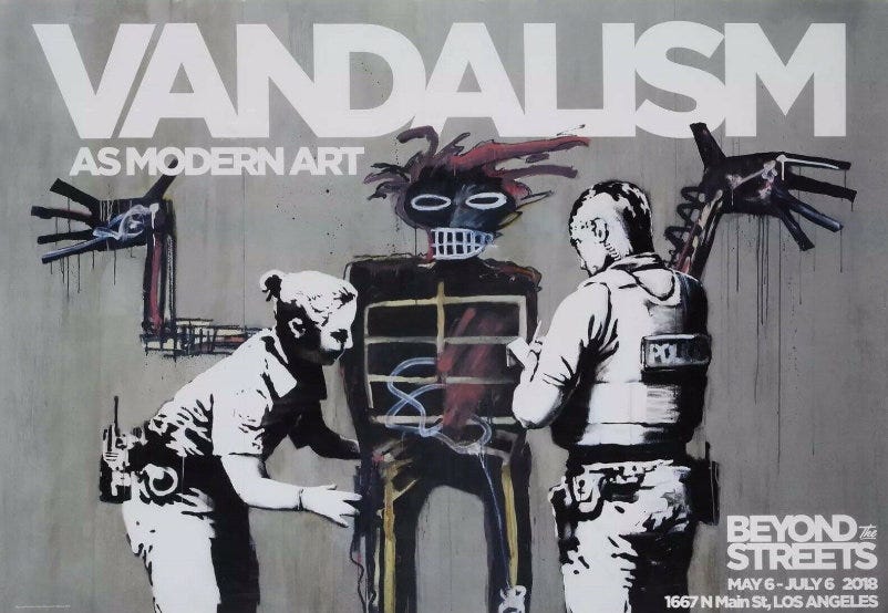 Banksy After Jean Michel Basquiat Beyond The Streets