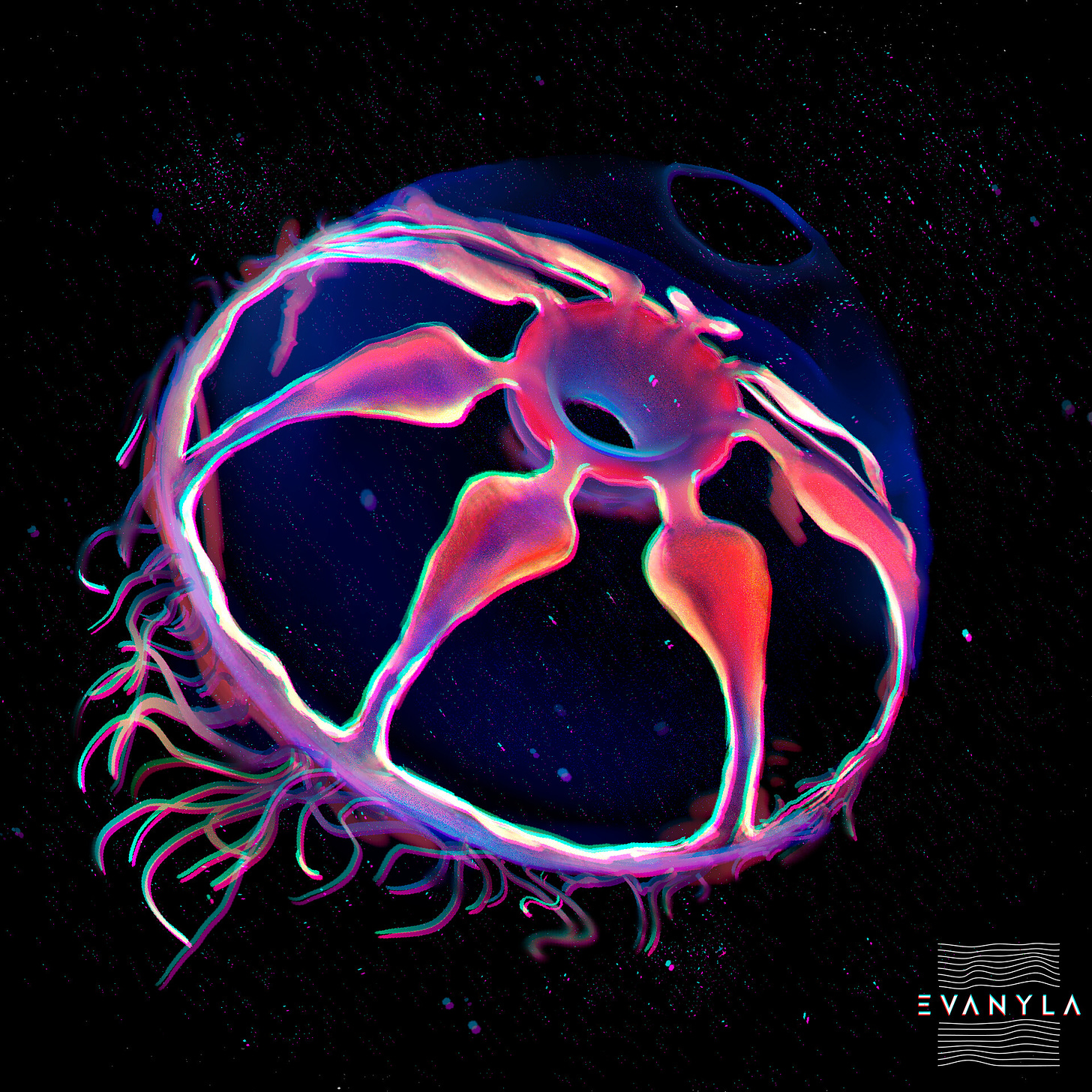 ArtStation - Bioluminescent jellyfish study