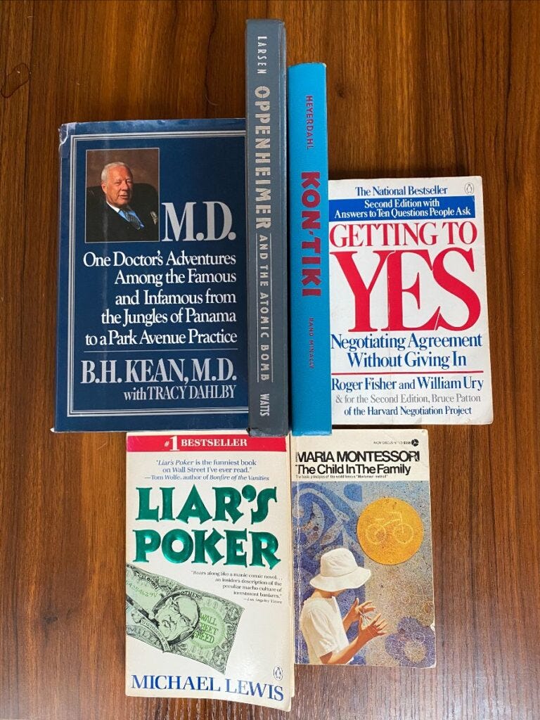 A collection of classic books