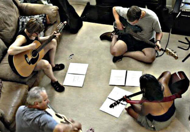 Group guitar lesson